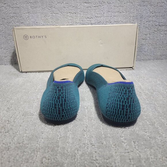 Rothy’s The Flat Women's Spruce Python Slip On Ballet Shoes size 9.5,11 - Picture 3 of 9